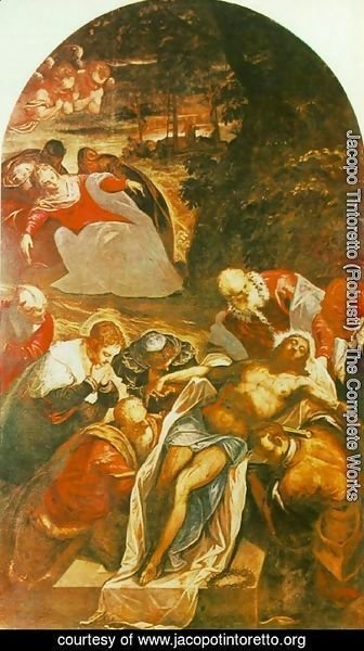 Jacopo Tintoretto (Robusti) - Entombment 1592-94
