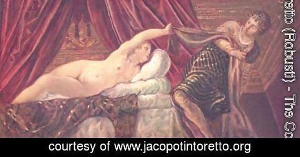 Jacopo Tintoretto (Robusti) - Joseph and Potiphar's Wife c. 1555