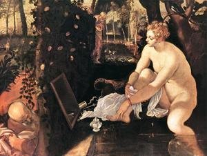 Jacopo Tintoretto (Robusti) - The Bathing Susanna 1560-62