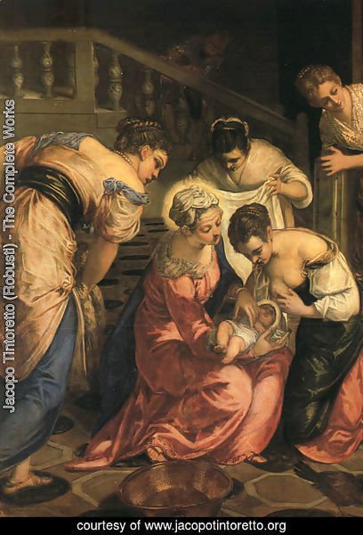 The Birth of John the Baptist (detail) 1550