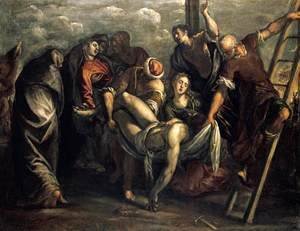 Jacopo Tintoretto (Robusti) - The Deposition 1557-59
