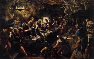 Jacopo Tintoretto (Robusti) - The Last Supper 1592-94