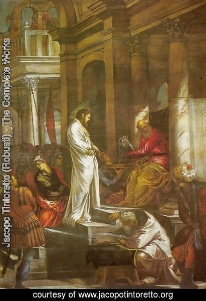 Jacopo Tintoretto (Robusti) - Christ Before Pilate (Cristo davanti a Pilato)