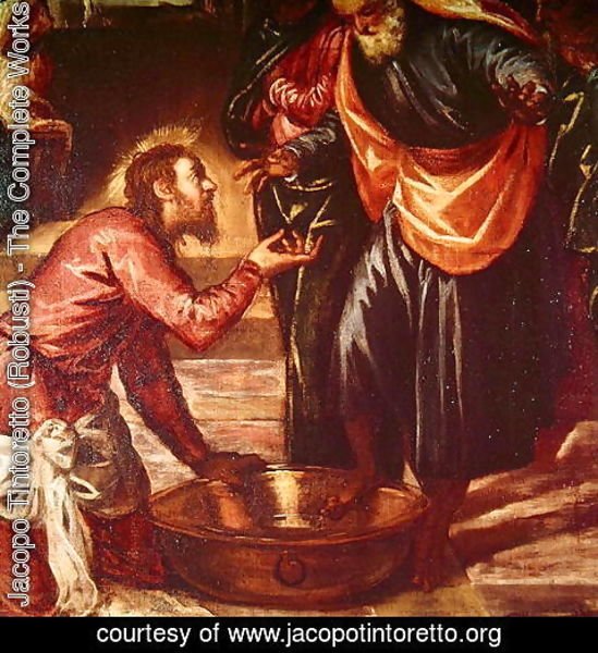 Jacopo Tintoretto (Robusti) - Christ Washing the Feet of the Disciples
