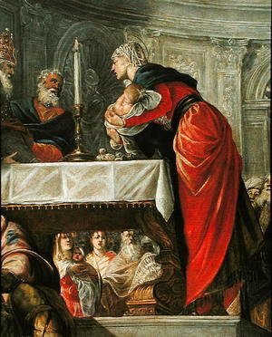 Jacopo Tintoretto (Robusti) - Presentation of Christ at the Temple
