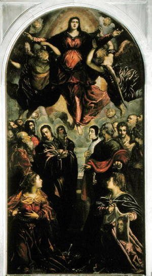 Jacopo Tintoretto (Robusti) - Assumption of the Virgin