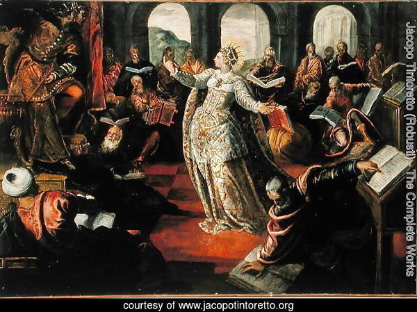 The Dispute of Catherine of Alexandria with the philosophers