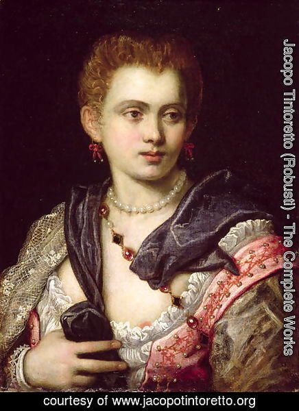 Jacopo Tintoretto (Robusti) - Portrait of a Lady