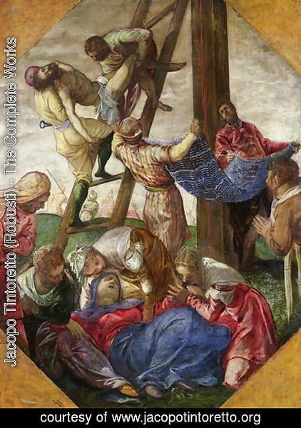 Jacopo Tintoretto (Robusti) - The Descent from the Cross, c.1560-65