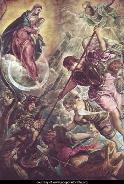 Archangel Michael Fights Satan, c.1590