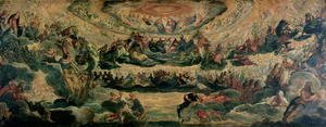 Jacopo Tintoretto (Robusti) - Study for Paradise
