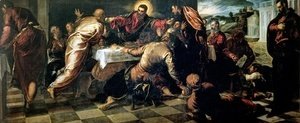 Jacopo Tintoretto (Robusti) - The Supper at Emmaus