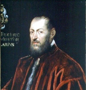 Jacopo Tintoretto (Robusti) - Portrait of Andrea Frizier, Grand Chancellor of Venice