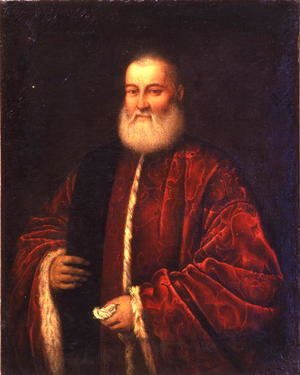 Portrait of an Old Man in Red Robes