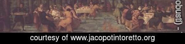 Jacopo Tintoretto (Robusti) - King Belshazzars Banquet, c.1543-44 2