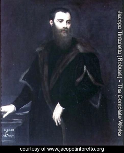 Jacopo Tintoretto (Robusti) - Lorenzo Soranzo 1519-75, aged 35, 1553