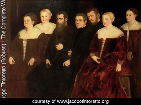 Seven members of the Soranzo Family