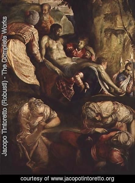 Jacopo Tintoretto (Robusti) - Deposition of Christ, late 1550s