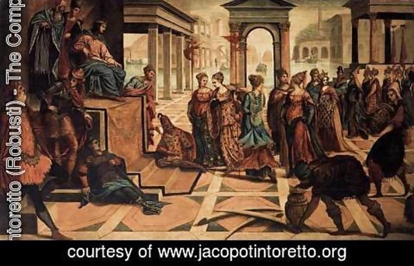 Jacopo Tintoretto (Robusti) - Solomon and the Queen of Sheba
