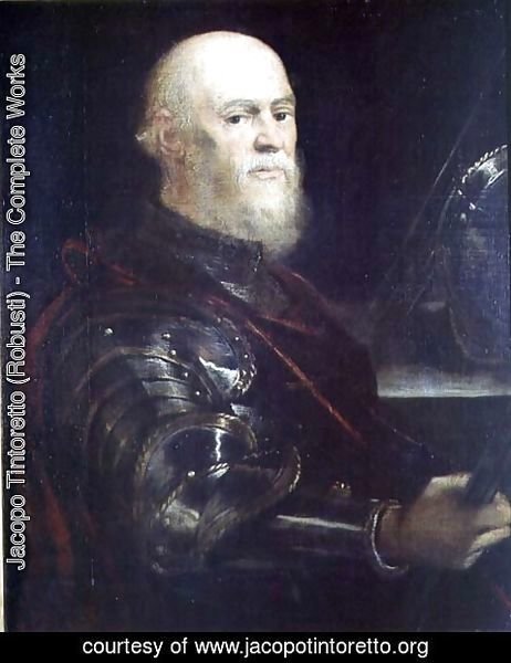 Jacopo Tintoretto (Robusti) - Venetian General, 1570-75