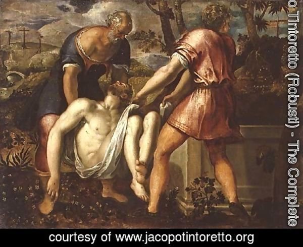 Jacopo Tintoretto (Robusti) - The Entombment of Christ
