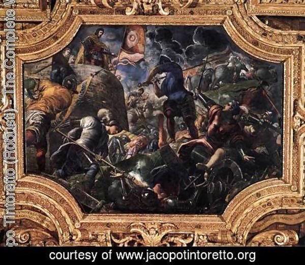 Jacopo Tintoretto (Robusti) - Defence of Brescia