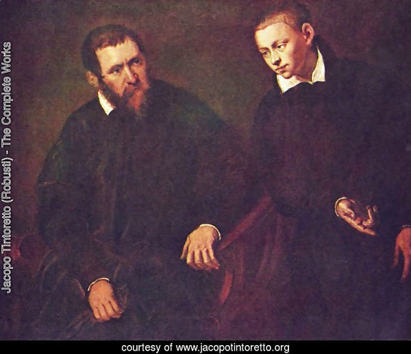 Double portrait of two men