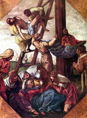 Jacopo Tintoretto (Robusti) - Kreuzabnahme