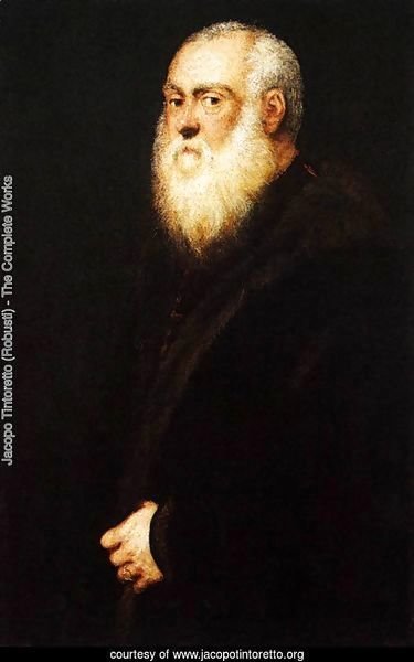 Portrait of a White-Bearded Man
