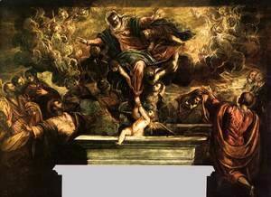 Jacopo Tintoretto (Robusti) - The Assumption of the Virgin