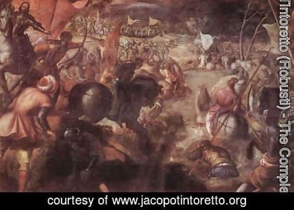 Jacopo Tintoretto (Robusti) - The Battle of Taro