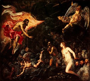 Jacopo Tintoretto (Robusti) - The Descent into Hell