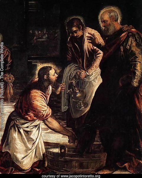 Christ Washing His Disciples' Feet (detail 1)
