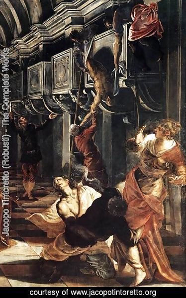 Jacopo Tintoretto (Robusti) - St Mark Working Many Miracles (detail)