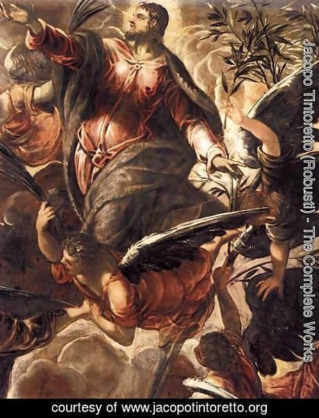 Jacopo Tintoretto (Robusti) - The Ascension (detail 2)