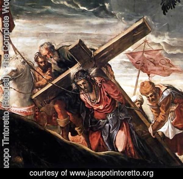 Jacopo Tintoretto (Robusti) - The Ascent to Calvary (detail)