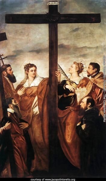 Sts Helen and Barbara Adoring the Cross 2