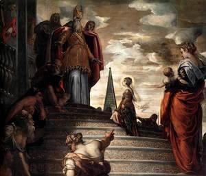 Jacopo Tintoretto (Robusti) - The Presentation of the Virgin (detail)