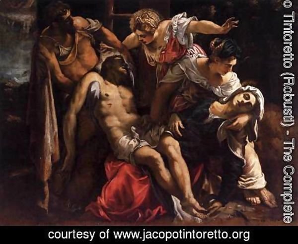 Jacopo Tintoretto (Robusti) - Lamentation over the Dead Christ 2