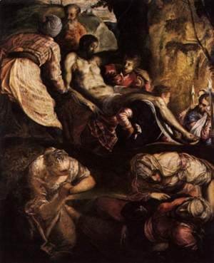 Jacopo Tintoretto (Robusti) - Christ Carried to the Tomb