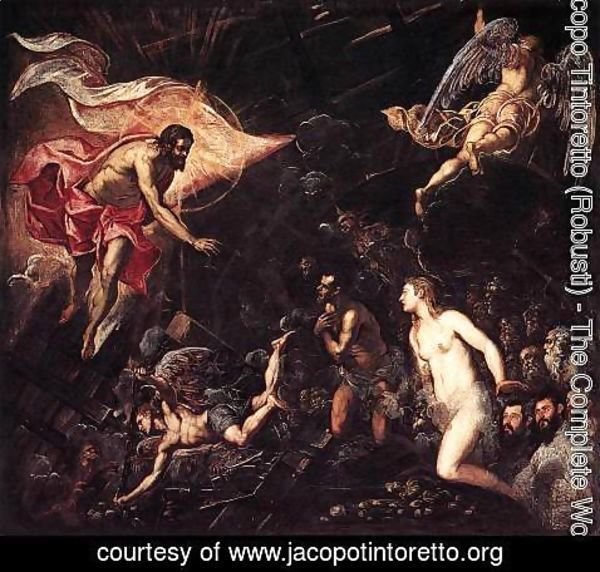 Jacopo Tintoretto (Robusti) - The Descent into Hell 2