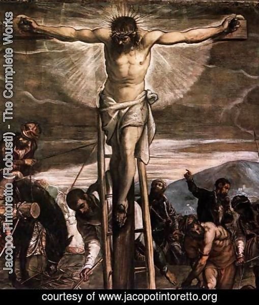 Jacopo Tintoretto (Robusti) - Crucifixion (detail)
