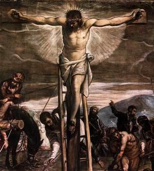 Jacopo Tintoretto (Robusti) - Crucifixion (detail)