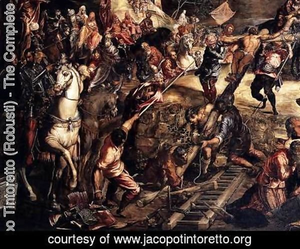 Jacopo Tintoretto (Robusti) - The Crucifixion (detail)