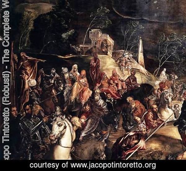 Jacopo Tintoretto (Robusti) - The Crucifixion (detail) 2