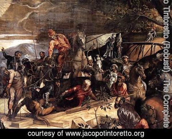 Jacopo Tintoretto (Robusti) - The Crucifixion (detail) 3