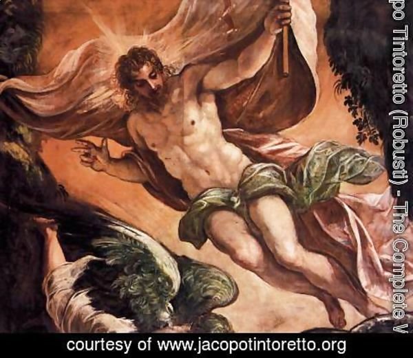 Jacopo Tintoretto (Robusti) - The Resurrection of Christ (detail)