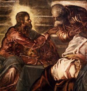 Jacopo Tintoretto (Robusti) - The Last Supper (detail) 2