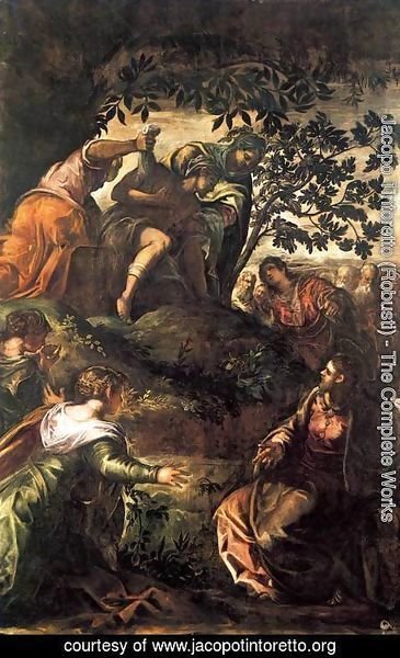 Jacopo Tintoretto (Robusti) - The Raising of Lazarus 2