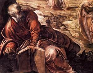 Jacopo Tintoretto (Robusti) - The Ascension (detail)
